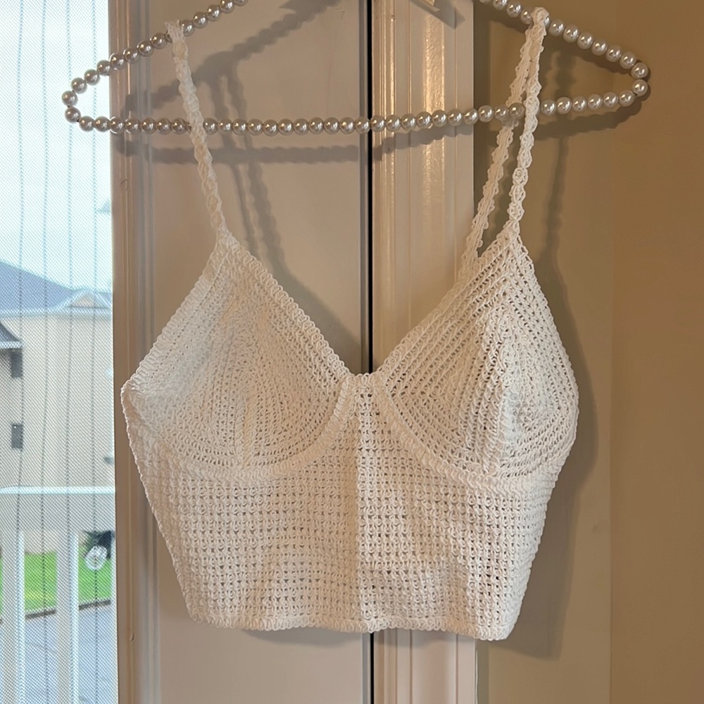 Zara Crocheted top